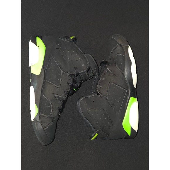 Air Jordan Other - Air Jordan 6 Retro Black Electric Green Youth Sneakers Size‎ 1.5Y